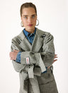Grey Herringbone