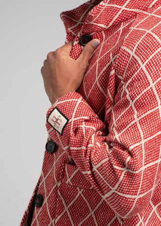 Big diamond red jacket