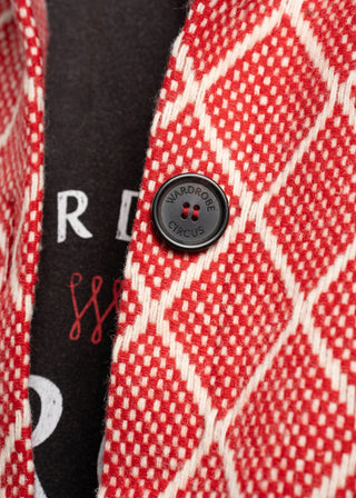 Big diamond jacket in red