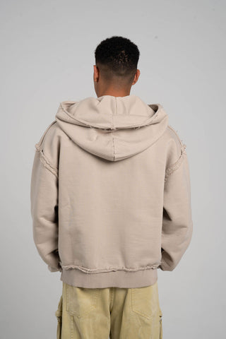 Inside‑Out Oversized Hoodie