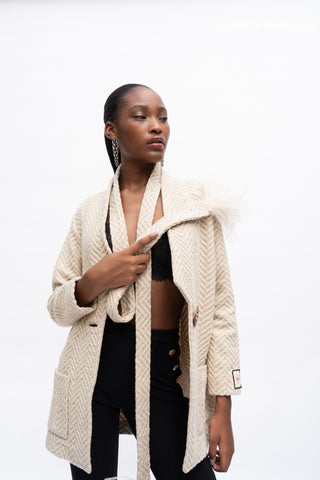 Anele Belted Blazer