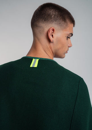 dark green wool cape