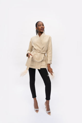 Anele Belted Blazer
