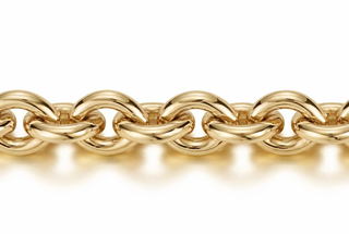Cable Chain round 2.2 mm – 925 Sterling Silver - Spring Hook - Gold plated