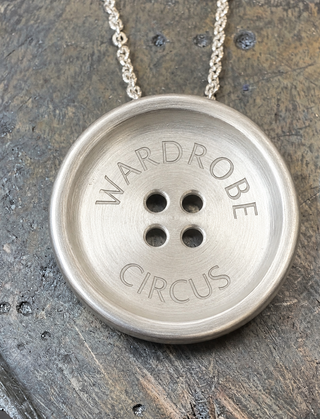 Button Pendant, 925 Silver | Wardrobe Circus