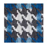 Grey / Blue Houndstooth