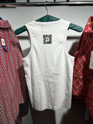 Organic Cotton Embroidered Tank Top
