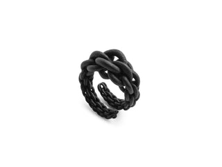 Black 3D printed chain ring