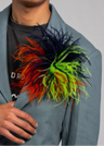 Saphire Blue / Dark Orange / Green