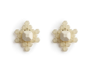 Stud Earrings - 3D Printed - Stones S