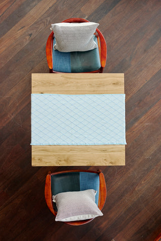 Hand-Knotted Cotton Table Runner