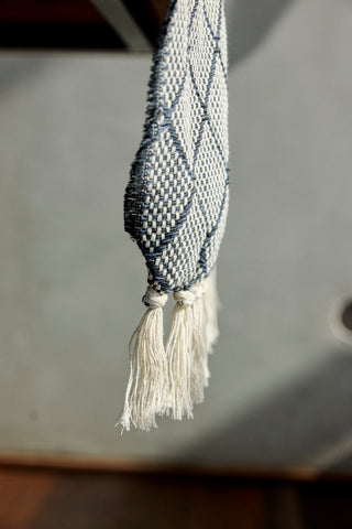 Hand-Knotted Cotton Table Runner
