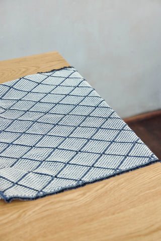 Hand-Knotted Cotton Table Runner