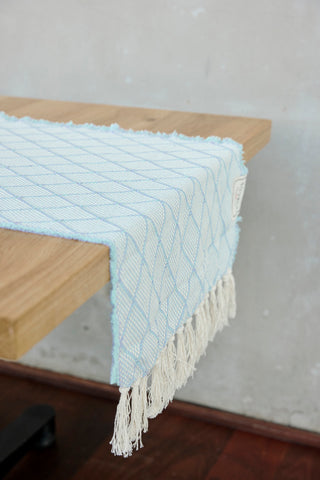 Hand-Knotted Cotton Table Runner