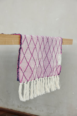 Hand-Knotted Cotton Table Runner