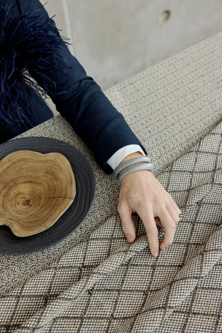 Hand-Knotted Cotton Table Runner