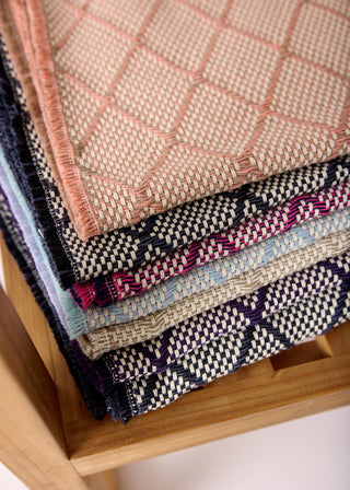Hand-Knotted Cotton Table Runner