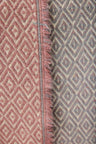 Rosa oscuro / Gris liso