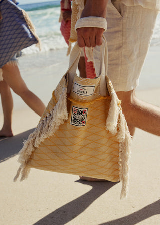 Cotton Tassel Tote